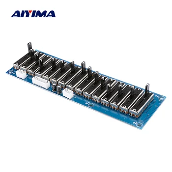 AIYIMA EQ 이퀄라이저 보드 스테이지 프로페셔널 톤 프리 앰프 앰프 스테레오 5/10/15 로드 프리 앰프 이퀄라이저 전원 공급 장치, 스테이지 프로페셔널 톤 프리 앰프 이퀄라이저
