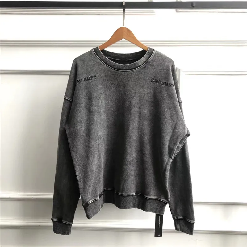 Толстая Осенняя Повседневная Толстовка с капюшоном Cav Empt, пуловер с капюшоном для мужчин и женщин, уличная одежда в стиле хип-хоп, ретро, с эффектом потертости, со старым цветом, толстовки с капюшоном c. E Cav Empt