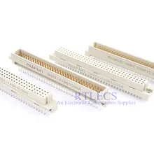 1 шт Backplance разъем DIN 41612 3 ряда 96 позиций сосуд разъемы внутренние мужской булавка шаг 2,54 мм 3x32 вывод(-ов