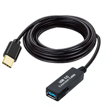 

Extension Cable Gold Plated Super Speed Home Office Durable PC Laptop USB 3.0 Type C AF Data Cord Stable Signal For Oculus Quest