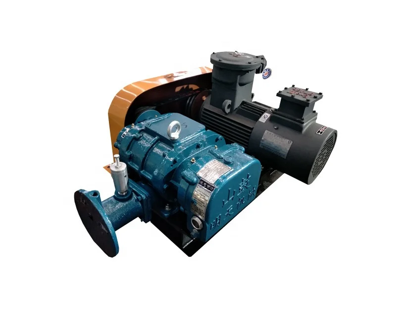 0.6-184m3/min stainless steel pneumatic conveying roots blower anti-explosion conversion frequency motor with Madrid Protocol
