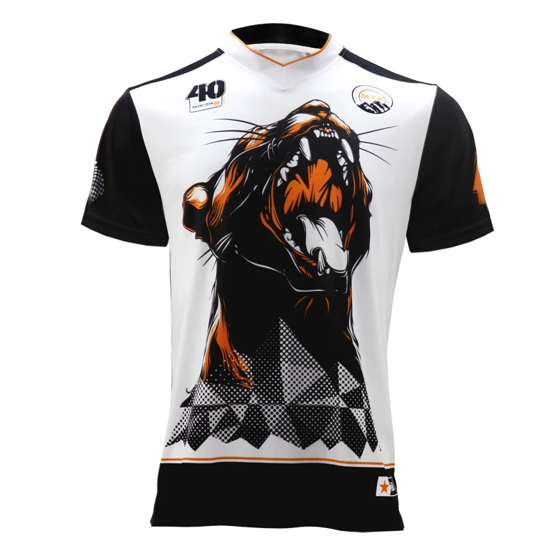 Горячая Распродажа Angry tiger MTB Мото Ретро кросс Джерси RPET Pro Велоспорт с коротким