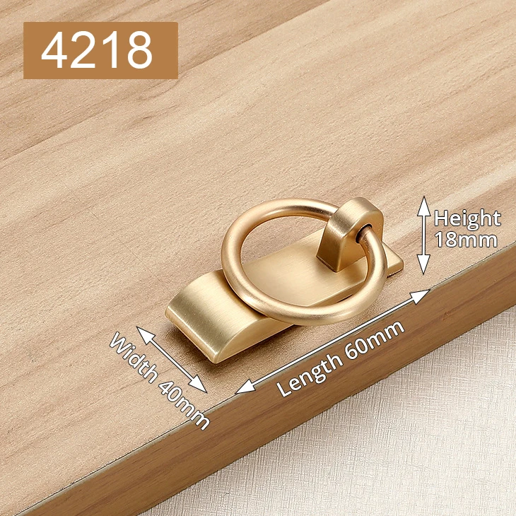 Handle-4218-Gold KAK золотые ручки шкафа роскошные золотые для двери кухонного шкафа тянет Европейское оборудование для обработки мебели - Цвет: Handle-4218-Gold