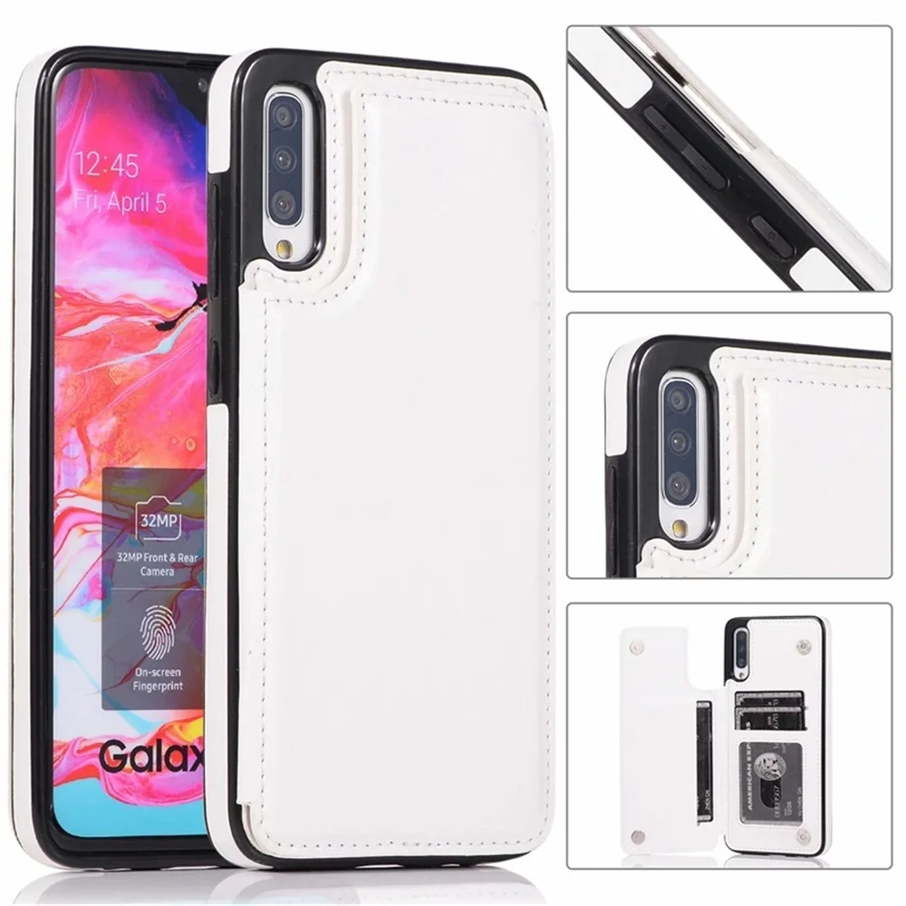 Custodia a portafoglio in pelle di alta qualità per iPhone SE 6S 7 8 Plus Custodia a portafoglio XR XS 11 Pro Max per Samsung A50 A70 A51 A71 S2_voghion.com