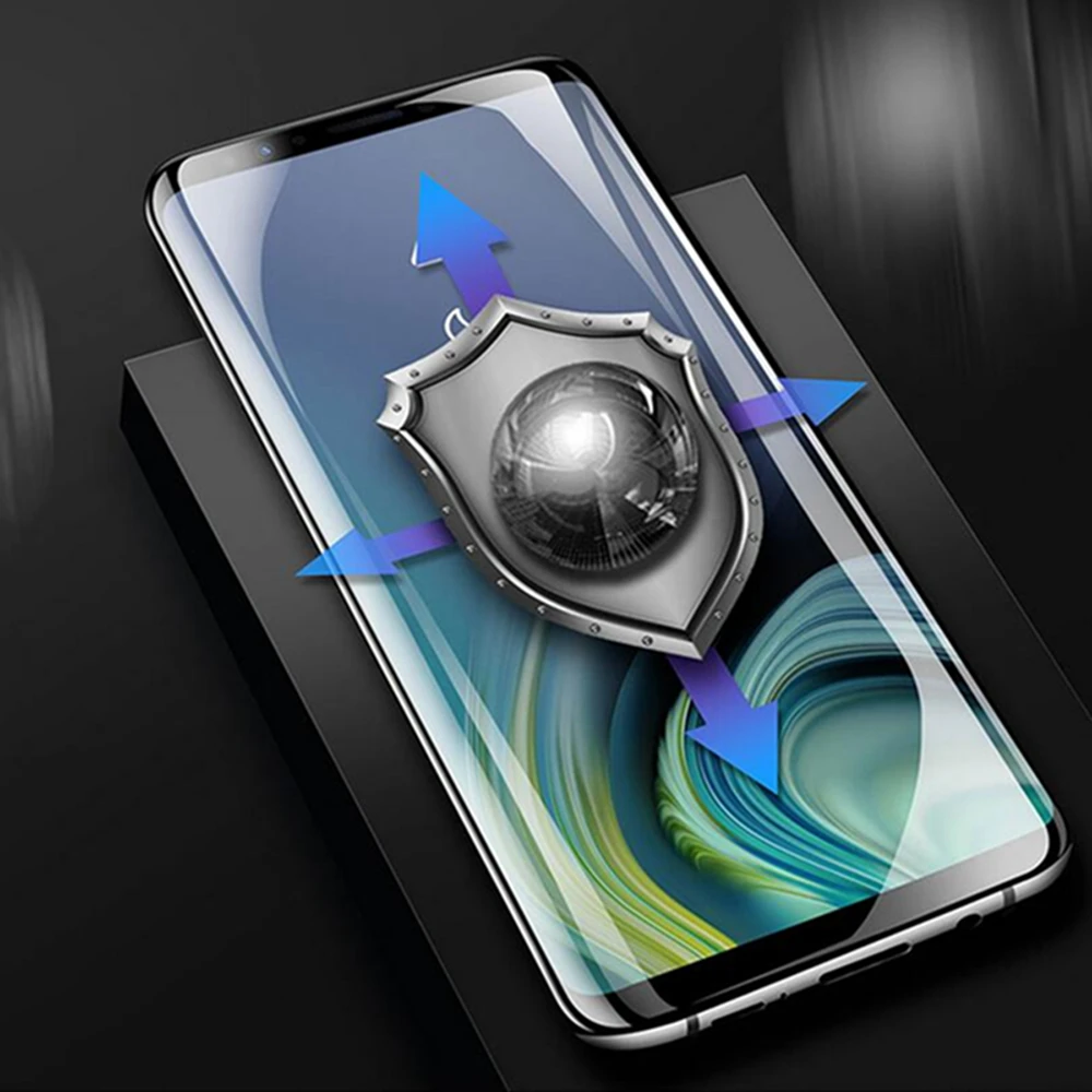 9D полное покрытие мягкая пленка для samsung Galaxy Note 9 8 S10 S9 S8 Plus S10e Note 10 защита экрана Гидрогелевая пленка без закаленного стекла