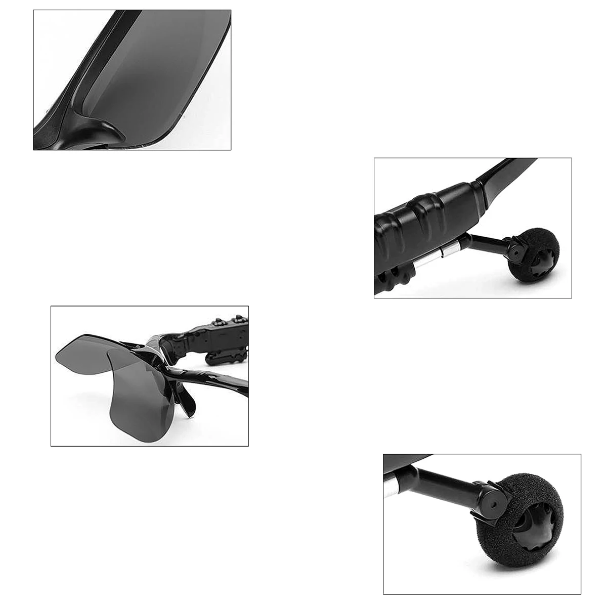 Крутая 2 в 1 Bluetooth гарнитура с очками наружные наушники музыка с стерео беспроводные наушники с анти UV400 поляризационные линзы