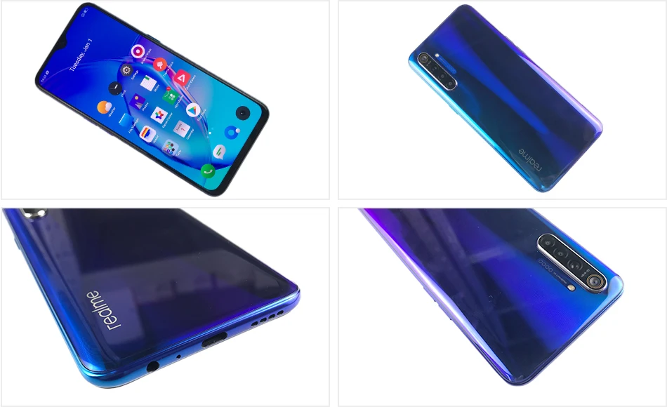 Глобальная версия CN версия realme X2 X 2 Мобильный телефон Snapdragon 730G 64MP Quad камера 6,4 ''телефон nfc VOOC 30W FastCharger