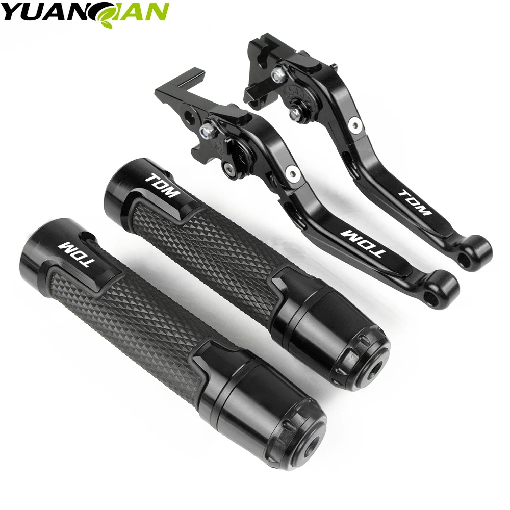 Для Yamaha TDM 900 2012- TDM850 TDM 850 1991-2002 мотоцикл регулируемые складные тормозные рычаги сцепления руль ручные ручки TDM - Цвет: Black