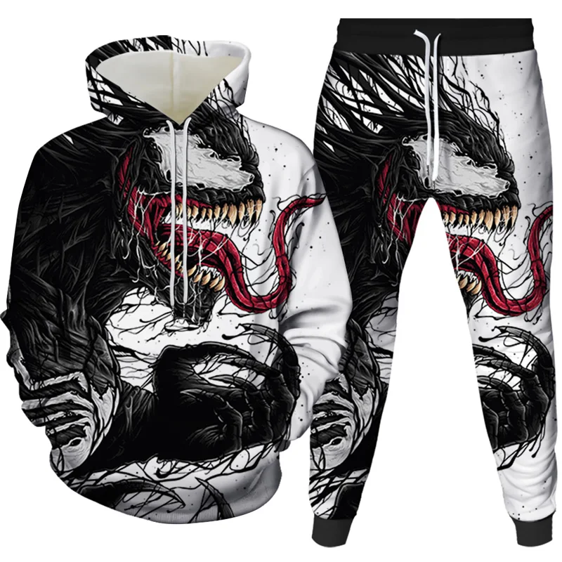 

New off white 3d venom hoodie hot Movie Skull Printed mens clothes autumn winter Hoodies Sweatshirts Men Women Pullover Jackets