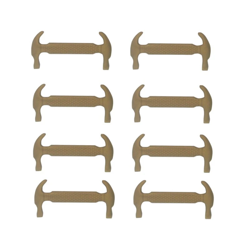16pcs-Gold 12 шт/16 шт силиконовые шнурки эластичные шнурки для обуви для детей и взрослых Модные беговые кроссовки для бега шнурки для ленивых шнурков - Цвет: 16pcs-Gold