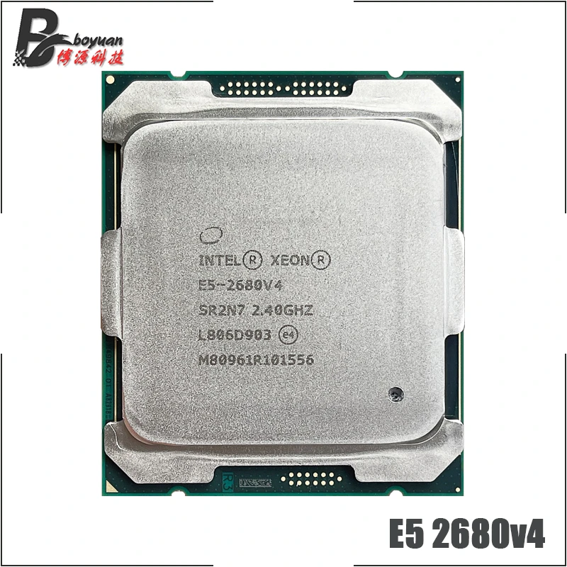 Intel Xeon E5-2680 v4  E5 2680 v4 E5 2680v4  2.4 GHz fourteen cores 35M 120W  14nm  LGA 2011-3 most powerful processor