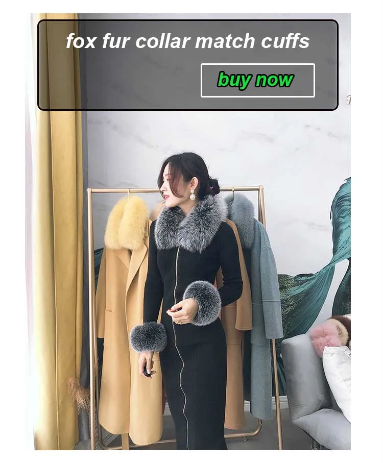 cachecol inverno pescoço mais quente jaqueta gola de pele curto estilo