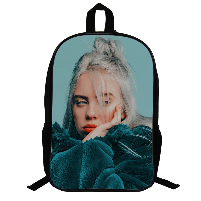 Тикин певец Рэппер Billie Eilish Детский рюкзак для девочек в стиле хип-хоп подростковые школьные сумки Популярные Мультяшные женские рюкзаки с изображением паука для девочек - Цвет: 18