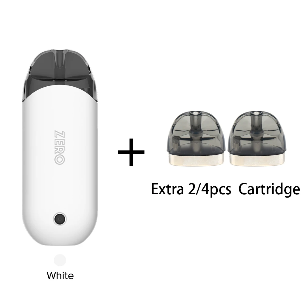 Оригинальные электронные сигареты Vaporesso Renova Zero Pod с 2 мл картриджами Vape Tank 650 мАч батарейный мод ароматизатор электронная сигарета - Цвет: Белый