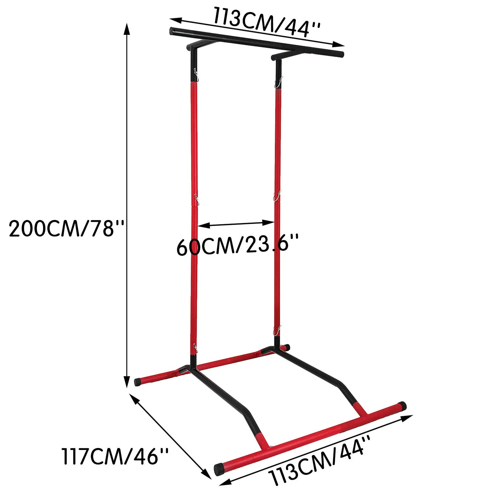 US $147.60 Moracle 100kg Pull Up Bar Pull Up Pull Up Multifunctional Home Power Station 200cm Exercise Tower Portable Pull Up Bar