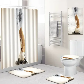 

Bathroom Mat Bathroom Curtain Hotel Non-Slip Mat Cool Mat Toilet Cover Mat Bathtub Mat Carpet