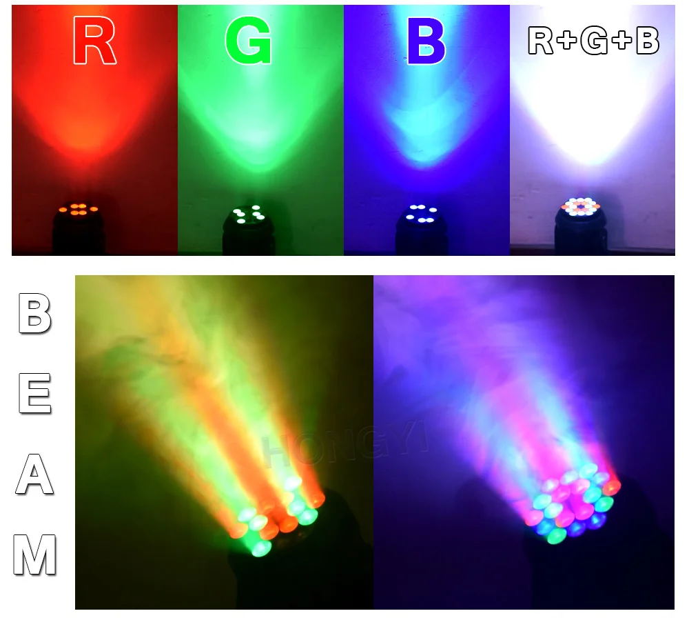 18 18x3 Вт RGB светодиодный мини-светильник движущаяся луч светильник s Китай светильник для dj светильник