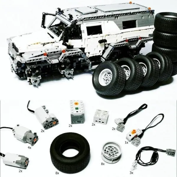 Конструктор lepinblocks 23011 Вездеход Шаман 8x8 Technic совместим с Лего 5360 LN