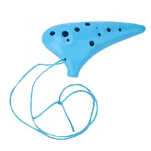 Керамический Профессиональный портативный 12 отверстий Alto C флейта игрушка подарок с сумкой для хранения