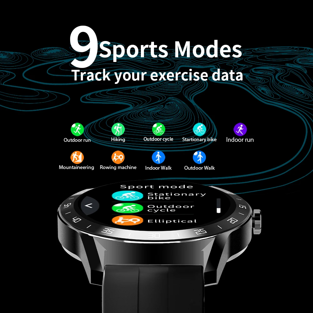 Iowodo Smart Watch X1 5atm Waterproof Fitness Tracker Heart Rate Monitor  Long-lasting Battery Sport Watch For Android Ios Phone - Smart Watches -  AliExpress