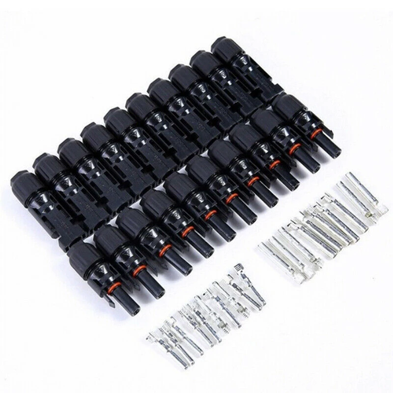 20pcs MC4 30A Male Female M/F Wire Cable Connector Set Solar Panel IP67 Adapter new arrival Solar Panel Cable Plugs