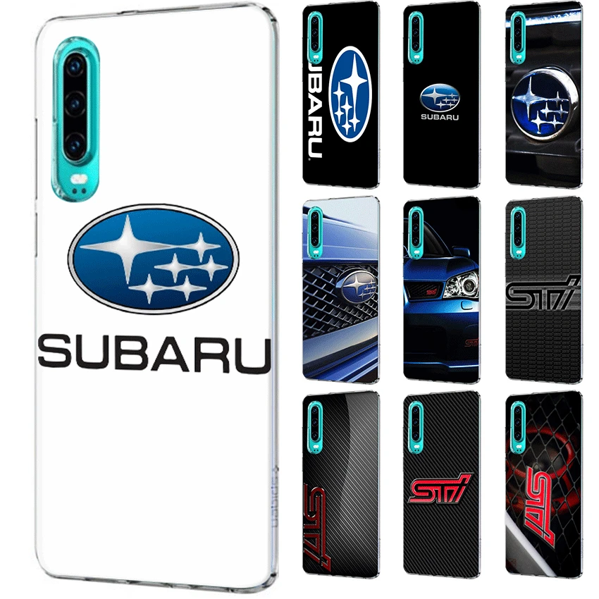 

Mobile Phone Case For Honor 6A 6C 7A 7X 8 8X 8C 9 9X 10 20 Lite Pro Hard Cover Subaru Logo Shell