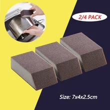 

2/4pcs Emery Melamine Sponge Magic Sponge Eraser Dishes Pot Cleaning Brush Bathroom Kitchen Cleaning Sponges Removing Rust Tools