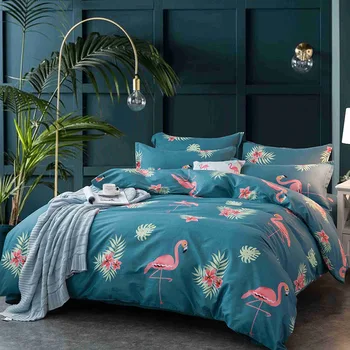 

Flamingo Pattern Bedding Multi-size Sheet Duvet Cover Pillowcase Single Piece Bedding Single Person Double Quilt Cover