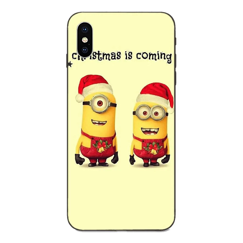 as picture Миньоны Рождество для Xiaomi Redmi Note 3 3S 4 4A 4X5 5A 6 6A 7 7A K20 Plus Pro S2 Y2 Y3 ТПУ модный - Цвет: as picture