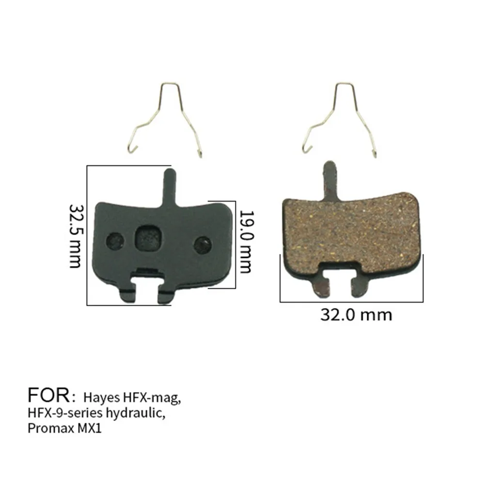 

Brake Pad Disc Brake Pads Bike For Hayes HFX9 MAG NINE HFX1 Replacement Resin Brake Pads Spare 2 Pairs Accessories