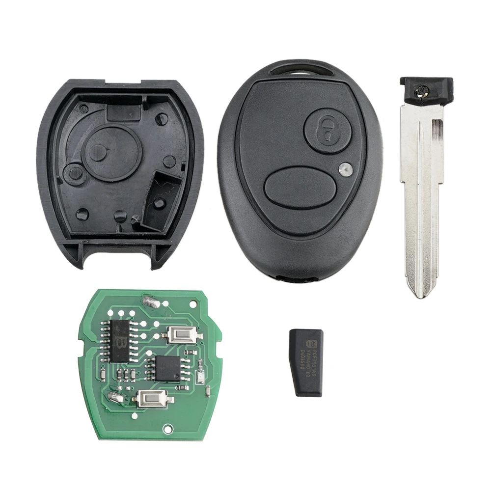 QWMEND N5FVALTX3 2 BUTTONS CAR REMOTE KEY FOR LAND ROVER DISCOVERY 1999-2004 SMART CAR KEY 433/315MHZ PCF7931AS CHIP