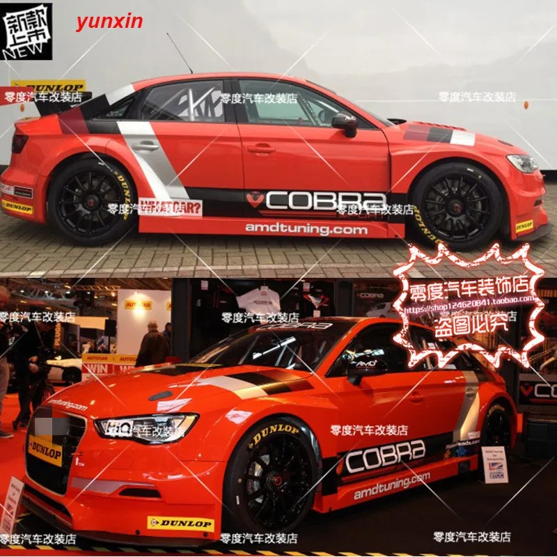 

Car stickers For Audi A4 body appearance modified stickers A4 personalized sports car decoration stickers