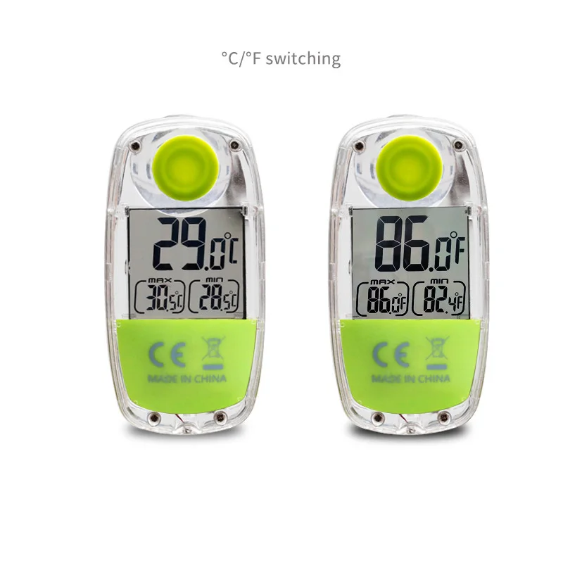Mini Solar Thermometer with Suction Up for the Window Outdoor Garden Temperature Meter Portable LCD Digital Thermometer New