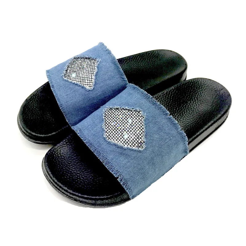 rhinestone slide sandals wholesale