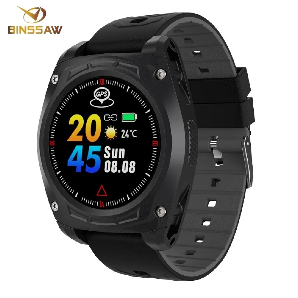 Smart Watch Men Sport Fitness outdoor tracker Support GPS Waterproof Blood Pressure Heart Rate Monitor Smartwatch Android ios |