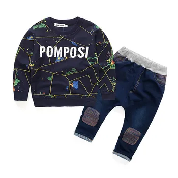 

Boys Baby Clothes Set Autumn Long Sleeve Top Pants Children's Clothing Suits For Boys Casual Suit