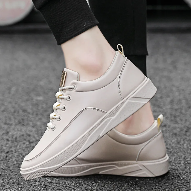 

Man Black Shoes Chef Shoes Men's Middle School Students MEN'S SHOES Kitchen Work Shoes Teenager All Black And White with Pattern