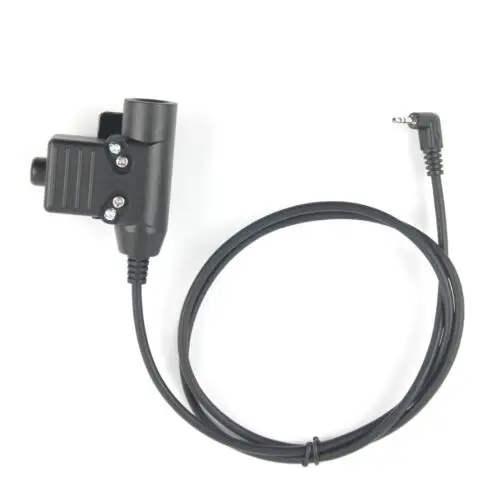 

1 Pin 2.5mm Plug Z Tactical Bowman Elite II U94 PTT Headset Cable Adapter Fit Motorola Radio T5920 T5950 T6200 T6210 T6220 T6222