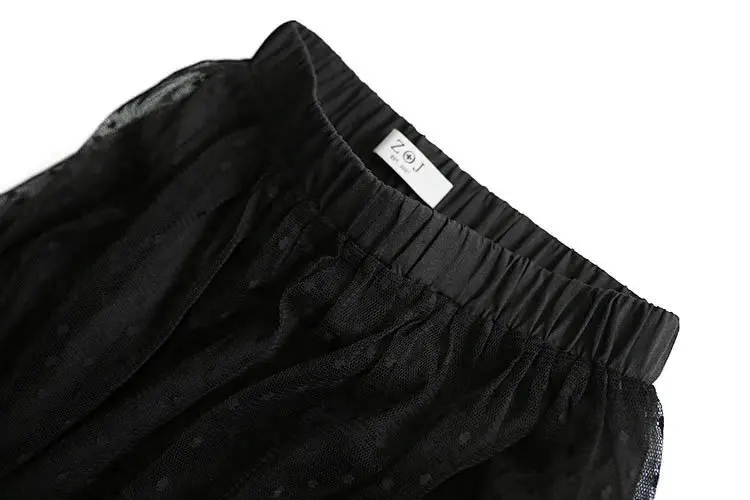 Zoj Brocade Double Layer Jacquard Gauze Skirt Amorous Glances Point Cake Dress Skirt New Style WOMEN'S Dress Batch