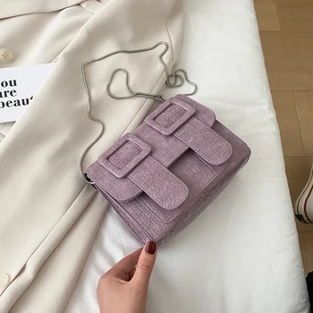 

Fashion Stone Pattern Shoulder Bag Women PU Leather Chain Messenger Pouch