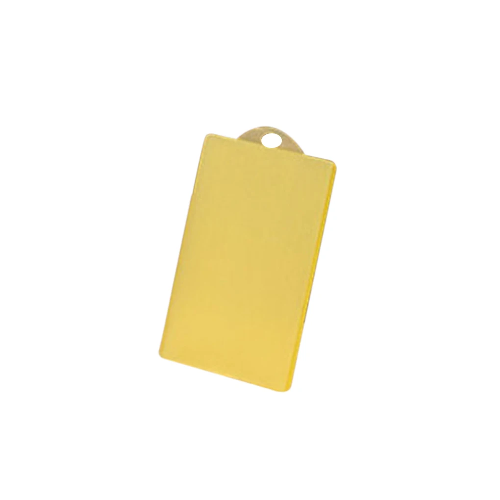 Тонкий ПВХ прозрачный IC брелок с отсеком карточки чехол для кредитной карты Чехол держатель без веревки - Цвет: NO.1