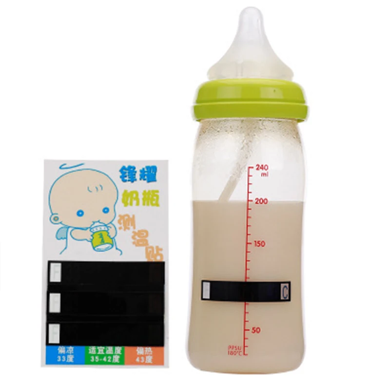 Термометр для бутылок с молоком новорожденных бутылочка кормления тестовая