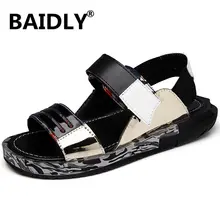 Модные мужские пляжные сандалии; Летняя обувь; мужские сандалии-гладиаторы в римском стиле; мужская повседневная обувь; Sandalias De Hombre De Cuero