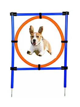 

Dog Agility Equipment 3 In1 Pet Outdoor Training Dog Jumping Pole Circle Dog Obstacle For Training And Interactive Play Toy