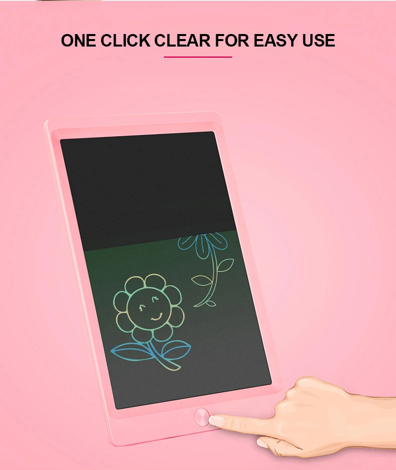 8 дюймов детский цифровой чертежный ЖК-планшет электронный блокнот для рукописного ввода розовый синий графическая доска Детский каракули доска подарки