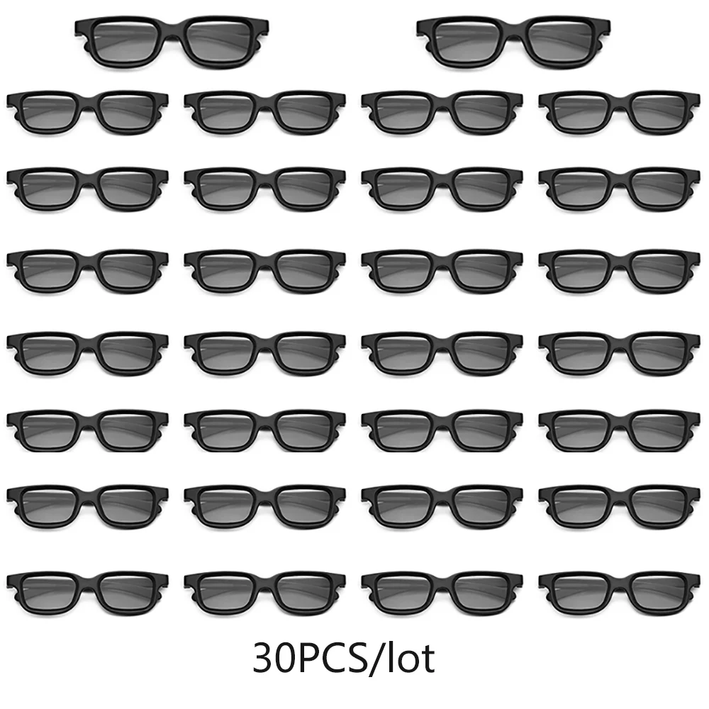 30PCS 50 шт. VQ163R поляризованные Пассивные 3D очки унисекс для 3D ТВ реального 3D кинотеатра s для sony 3D кинотеатра умные очки - Цвет: 30PCS