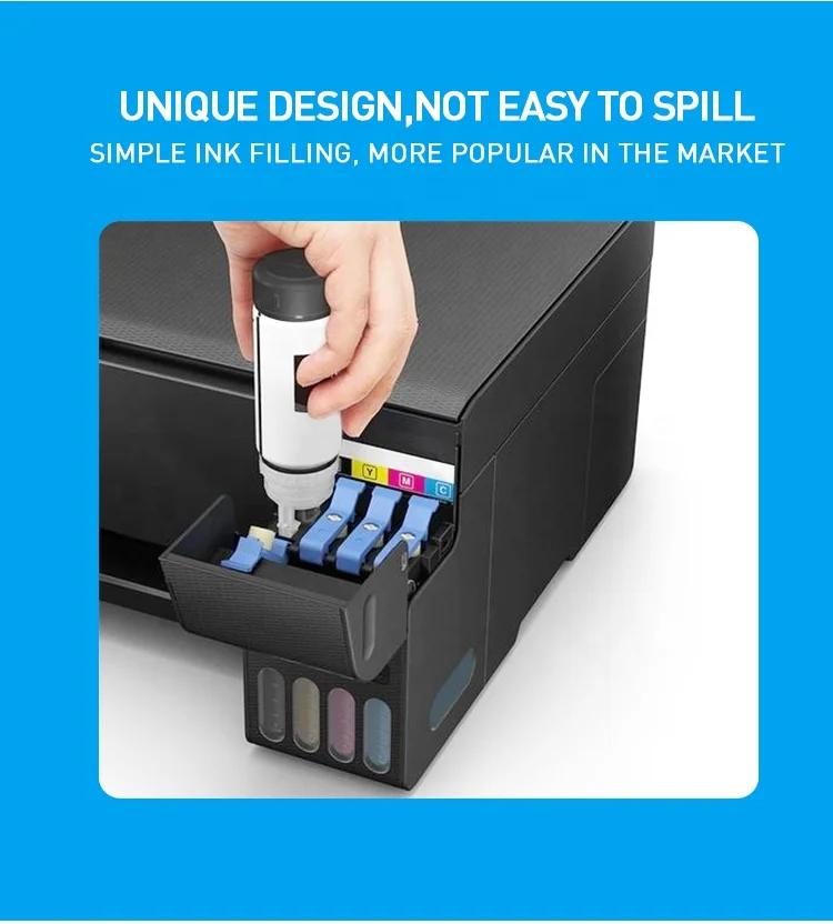 Tatrix Refill Ink For Epeon 112 T112 Refill ink for Epson Ecotank L6550/6570/ L6580/L11160/ L15150/L15160/M15140 Printer dye ink kit ink refill kit dye ink refill inkjet printer ink ink cartridge refill kit ink refill