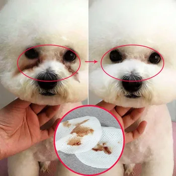 

100PCS/Set New Pet Eye Wet Wipes Cat Dog Tear Stain Remover Gentle Elegant Temperament Charming And Generous Affordable Personal