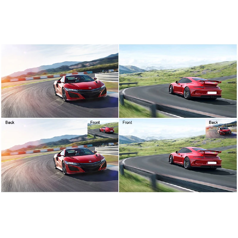 Автомобильные видеорегистраторы с двумя объективами зеркальная камера заднего