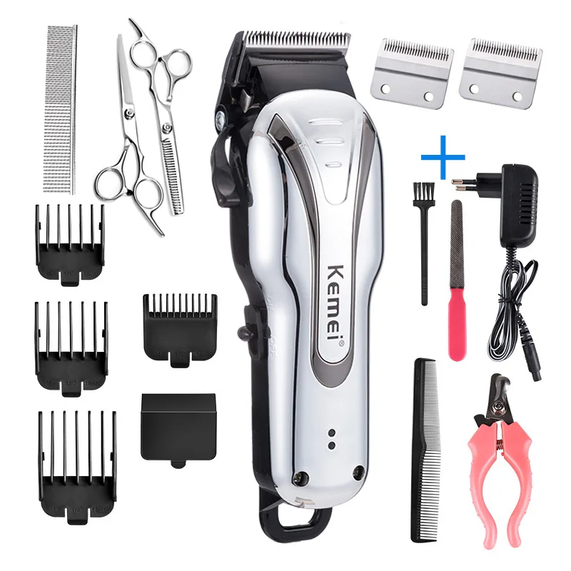 100-240v rechargeable dog hair clipper professional grooming machine animal hair trimmer for cat cutter remover for pet Pet Clipper Dog Hair Trimmer Pet Hair Trimmer Dog Clipper